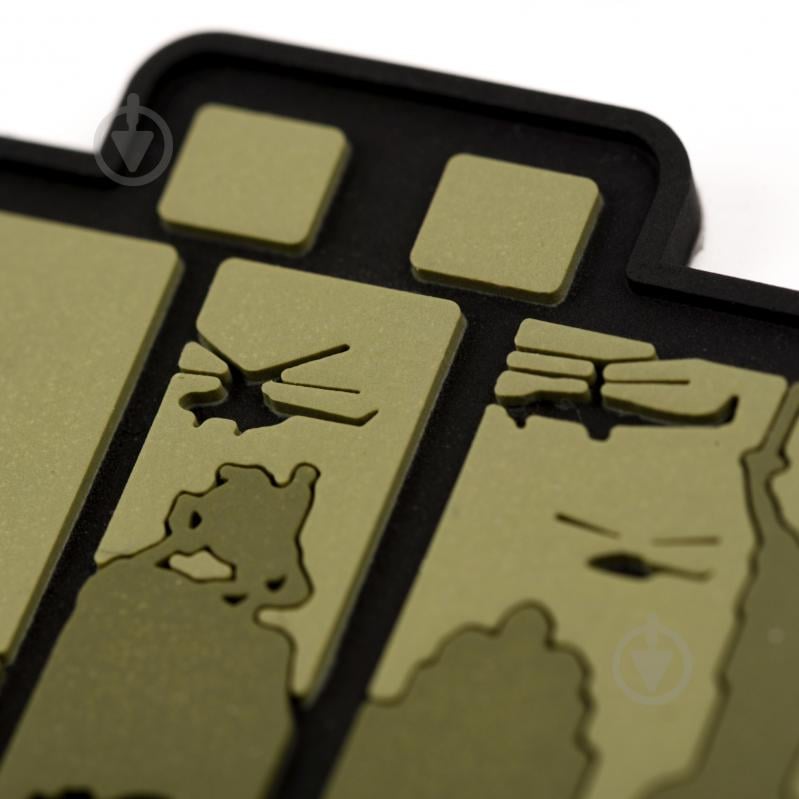 Патчи Brand Element ПВХ (шеврон) "Киев" олива, 8*5см - фото 3