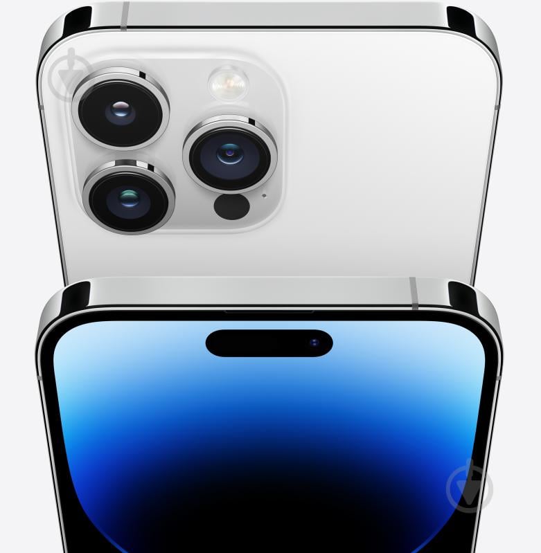 Смартфон Apple iPhone 14 Pro 128GB Silver eSim (REF A) (2AMQ003) - фото 5 Смартфон Apple iPhone 14 Pro 128GB Silver eSim (REF A) (2AMQ003) - фото 5