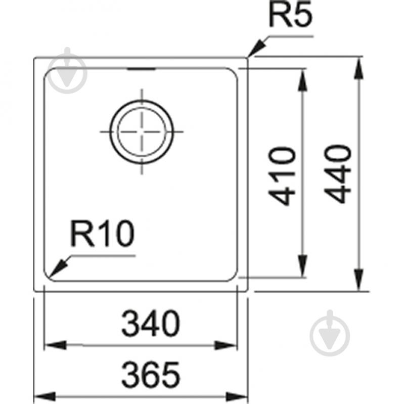 Мийка для кухні Franke SID 110-34 (144.0649.548) чорний - фото 2