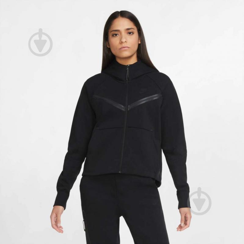 Джемпер Nike TCH FLC WR HOODIE FZ CW4298-010 р.XL черный - фото 4