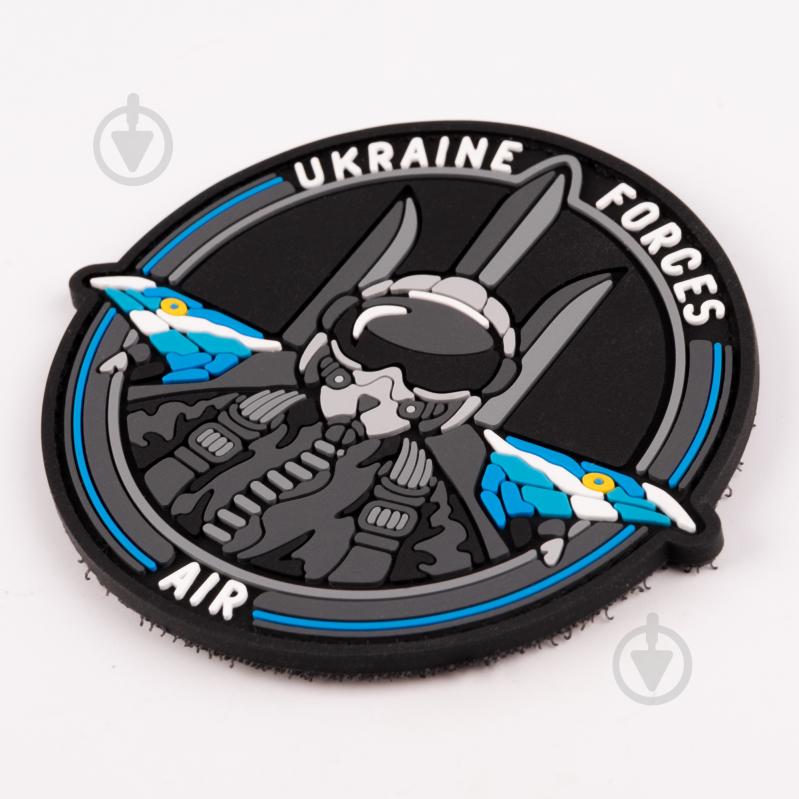 Патчи Brand Element ПВХ (шеврон) "Ukraine Forces AIR", 8*8,5см - фото 2