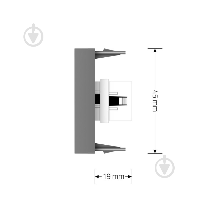 Механизм розетки HDMI Livolo C7 IP20 серый VL-C7-2HD-15 - фото 6