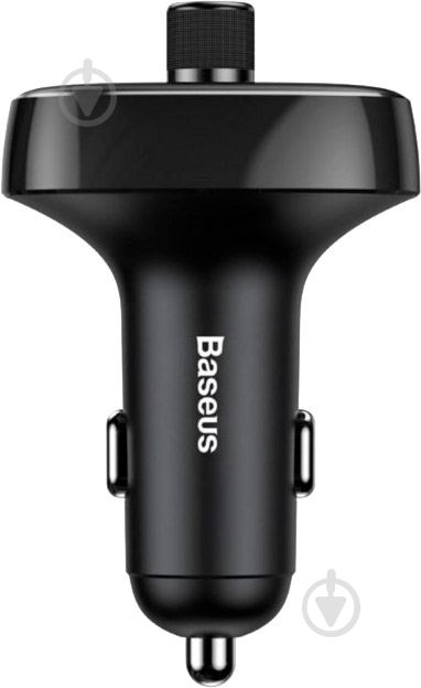 FM-трансмітер BASEUS T Type MP3 Car Charger S-09A Black (CCTM-01) - фото 3