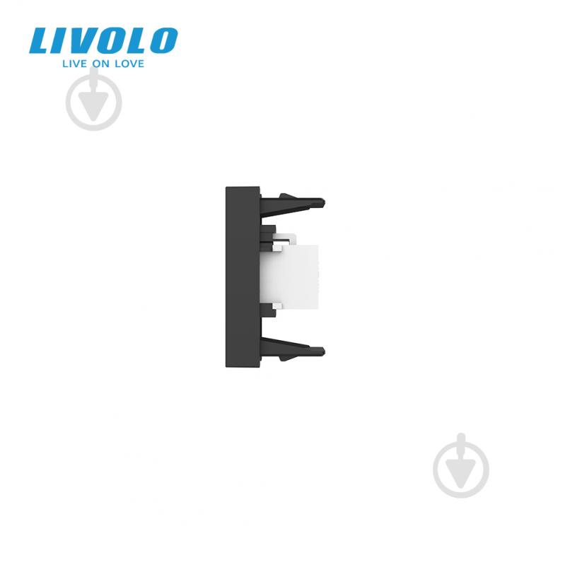 Механизм розетки HDMI без заземления Livolo C7 IP20 черный VL-C7-2HD-12 - фото 3