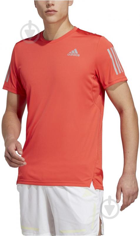 Футболка мужская Adidas Own the Run IC7649 р.XL красный - фото 2