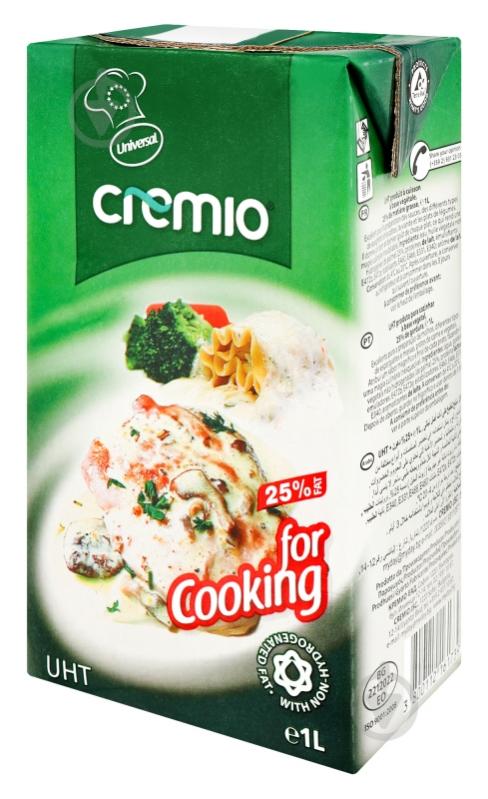 Вершки Cremio кулінарні 25% на рослинній основі 1 л - фото 2