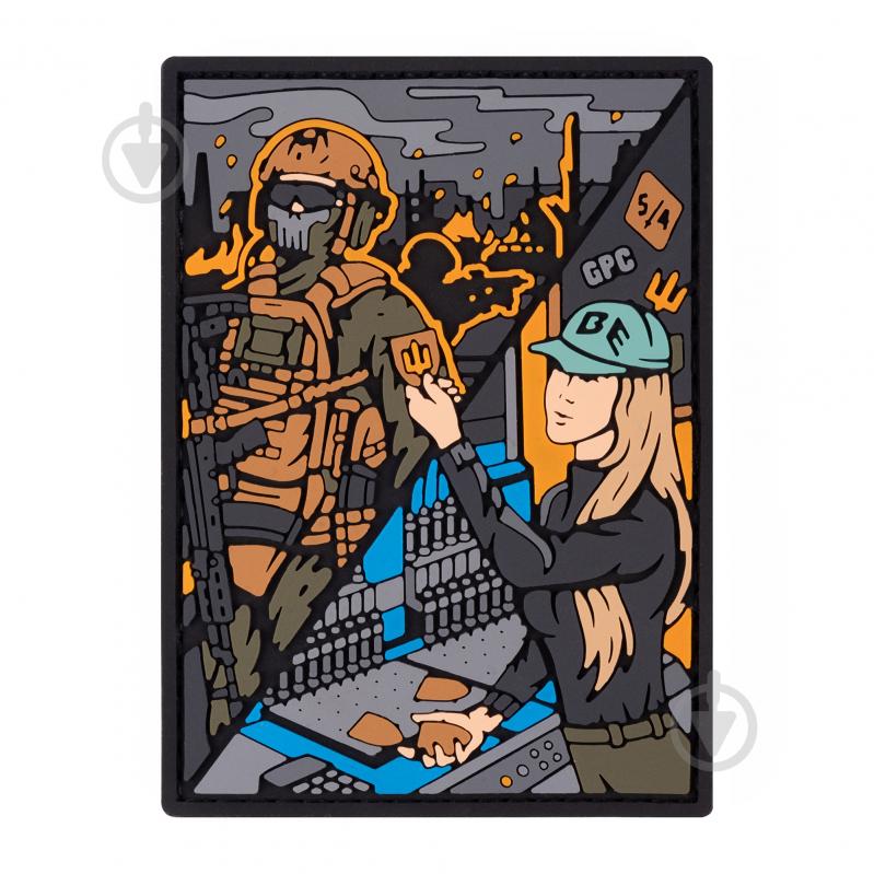 Патчи Brand Element ПВХ (шеврон) "Lifestyle", 8*5,8см - фото 1 Патчи Brand Element ПВХ (шеврон) "Lifestyle", 8*5,8см - фото 1