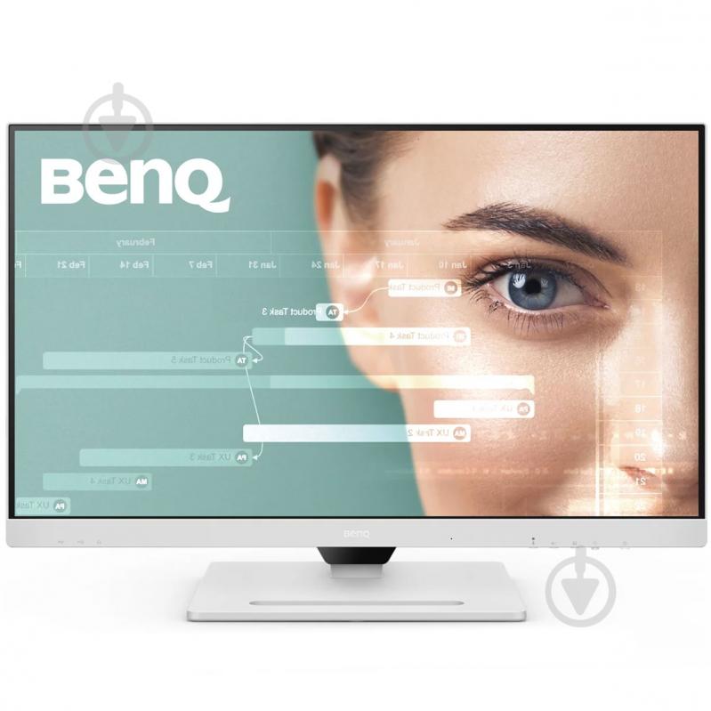 Монітор BenQ білий 31,5" (9H.LLHLA.TBE) - фото 4