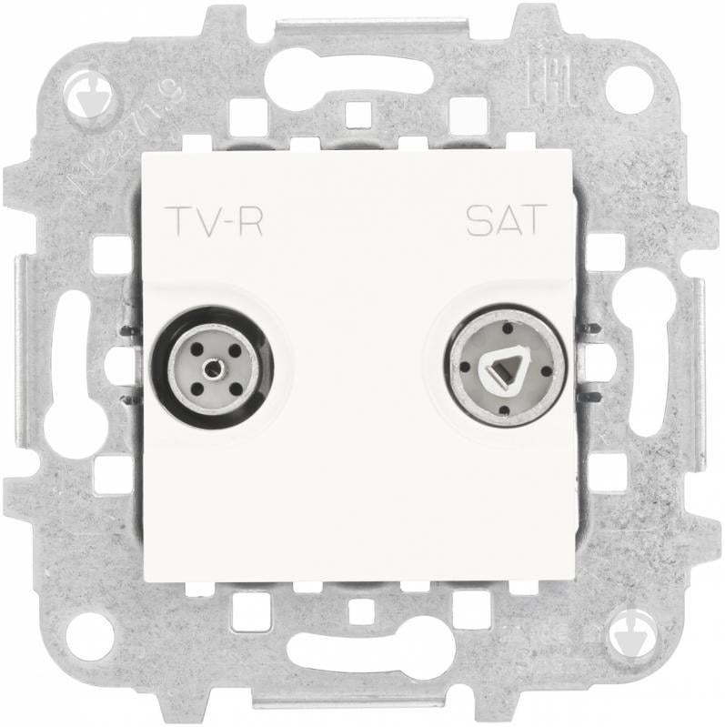 Розетка TV+R+SAT оконечная ABB Zenit белый N2251.7 BL Z - фото 1