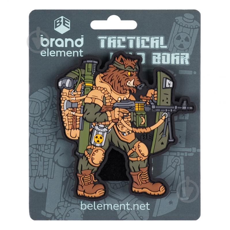 Патчи Brand Element ПВХ (шеврон) "Wild Bear" зеленый, 10*9см - фото 5