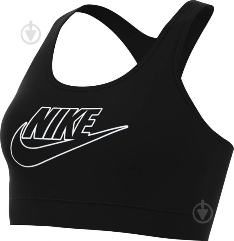 Бра Nike W NK SWSH MED SPT FUTURA BRA FB4080-010 р.L черный