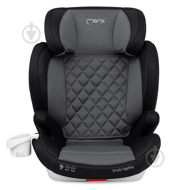 Автокрісло-бустер MoMi Quick Fix чорний black FOSA00006 - фото 4