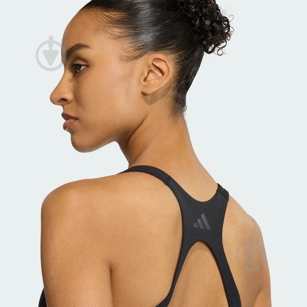 Бра Adidas Workout 3-Stripes Medium Support JX5006 р.XS черный - фото 3
