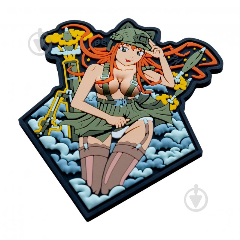 Патчи Brand Element ПВХ (шеврон) "Anime girl" руда, 10*7,5см - фото 2 Патчи Brand Element ПВХ (шеврон) "Anime girl" руда, 10*7,5см - фото 2