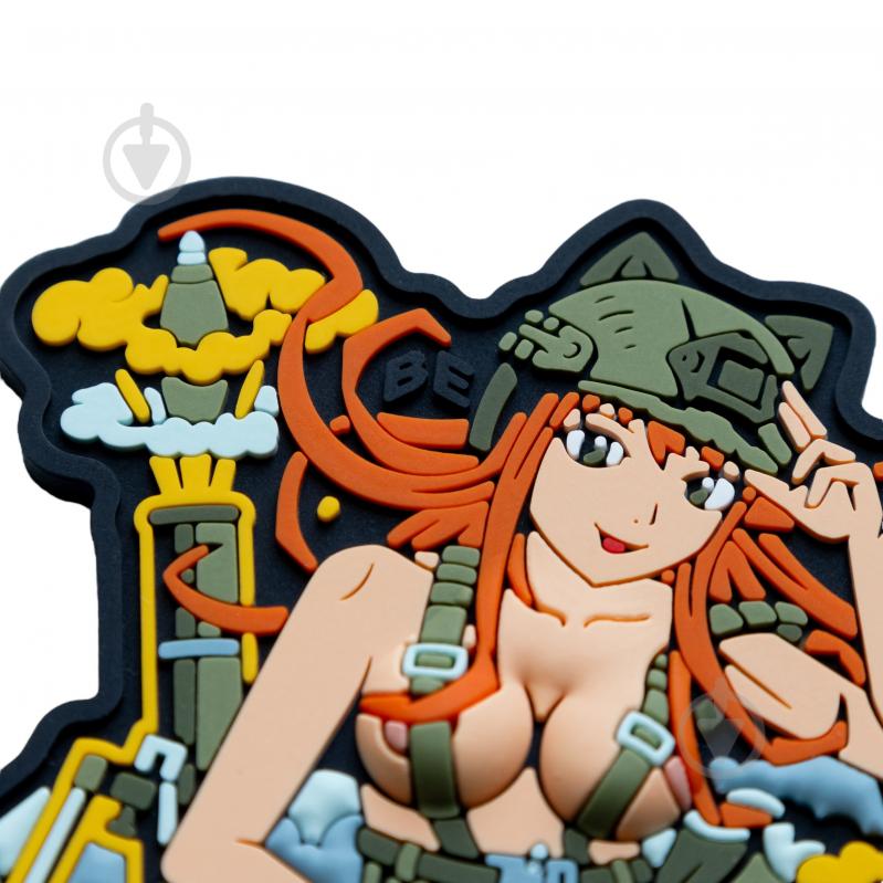 Патчи Brand Element ПВХ (шеврон) "Anime girl" руда, 10*7,5см - фото 3 Патчи Brand Element ПВХ (шеврон) "Anime girl" руда, 10*7,5см - фото 3