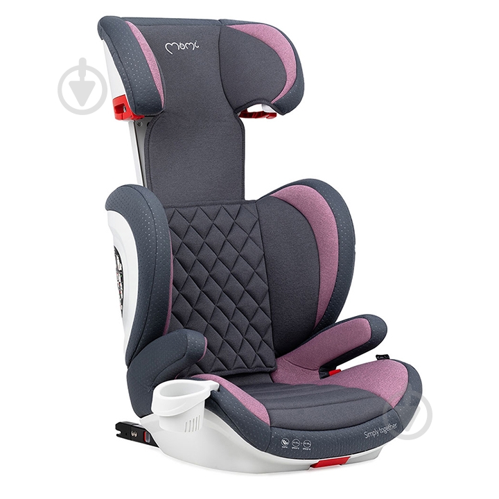 Автокресло-бустер MoMi Quick Fix розовый pink FOSA00005 - фото 3