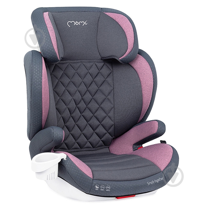 Автокресло-бустер MoMi Quick Fix розовый pink FOSA00005 - фото 1