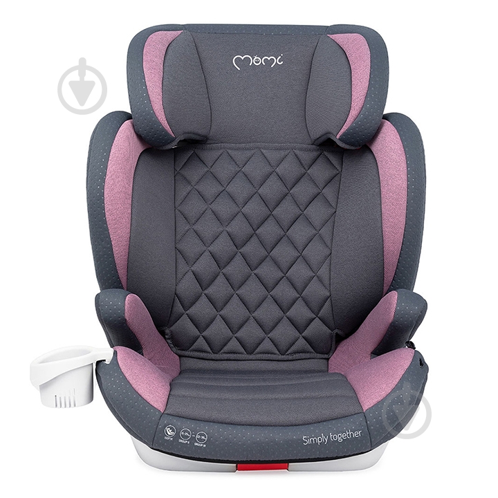 Автокресло-бустер MoMi Quick Fix розовый pink FOSA00005 - фото 5