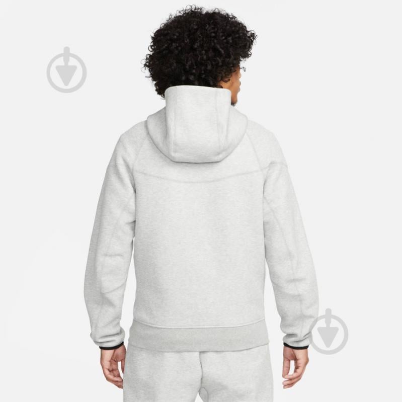 Джемпер Nike M NK TCH FLC FZ WR HOODIE FB7921-063 р.S сірий - фото 2