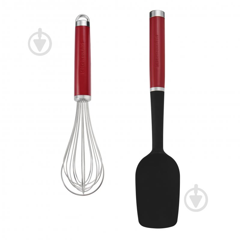 Набір кухонних приборів KitchenAid Coreline, 2 предмета, червоний (KQG463OHERE) - фото 2