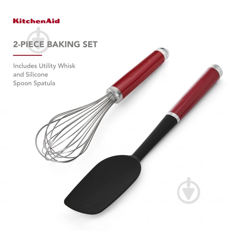 Набір кухонних приборів KitchenAid Coreline, 2 предмета, червоний (KQG463OHERE) - фото 4