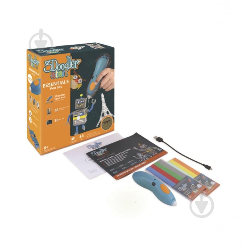 3D-ручка 3Doodler Start для дитячої творчості КРЕАТИВ (48 стрижнів) 3DS-ESST-MULTI-R-17 - фото 1