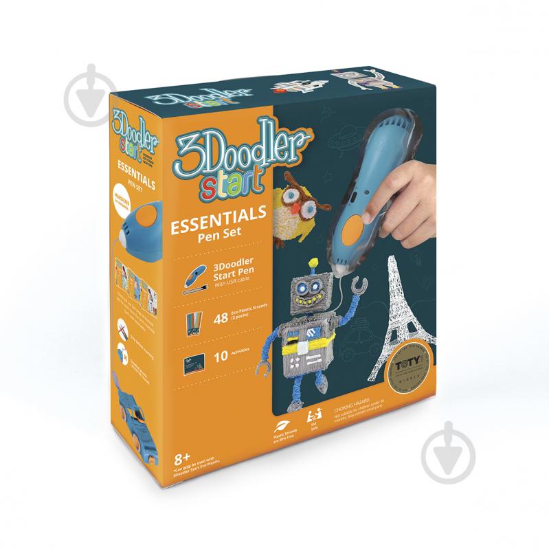 3D-ручка 3Doodler Start для дитячої творчості КРЕАТИВ (48 стрижнів) 3DS-ESST-MULTI-R-17 - фото 2