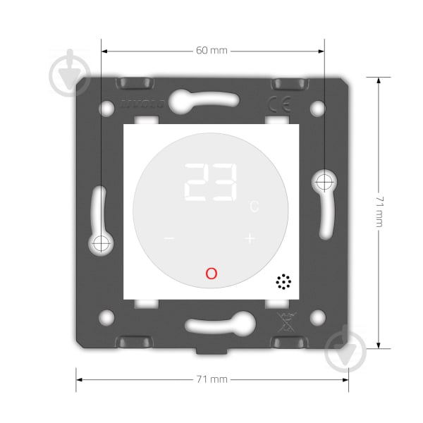 Механизм сенсорного терморегулятора Livolo C7-01TM2-11 - фото 5