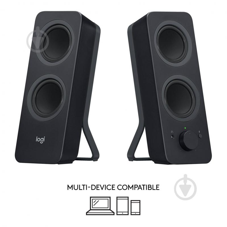 Акустична система Logitech Bluetooth Computer Speakers Z207 BT 2.0 black - фото 5