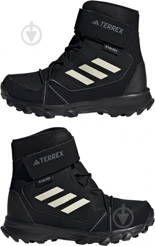 Кроссовки детские зимние Adidas TERREX Snow Hook-And-Loop COLD.RDY Winter IF7495 р.32 черные - фото 5