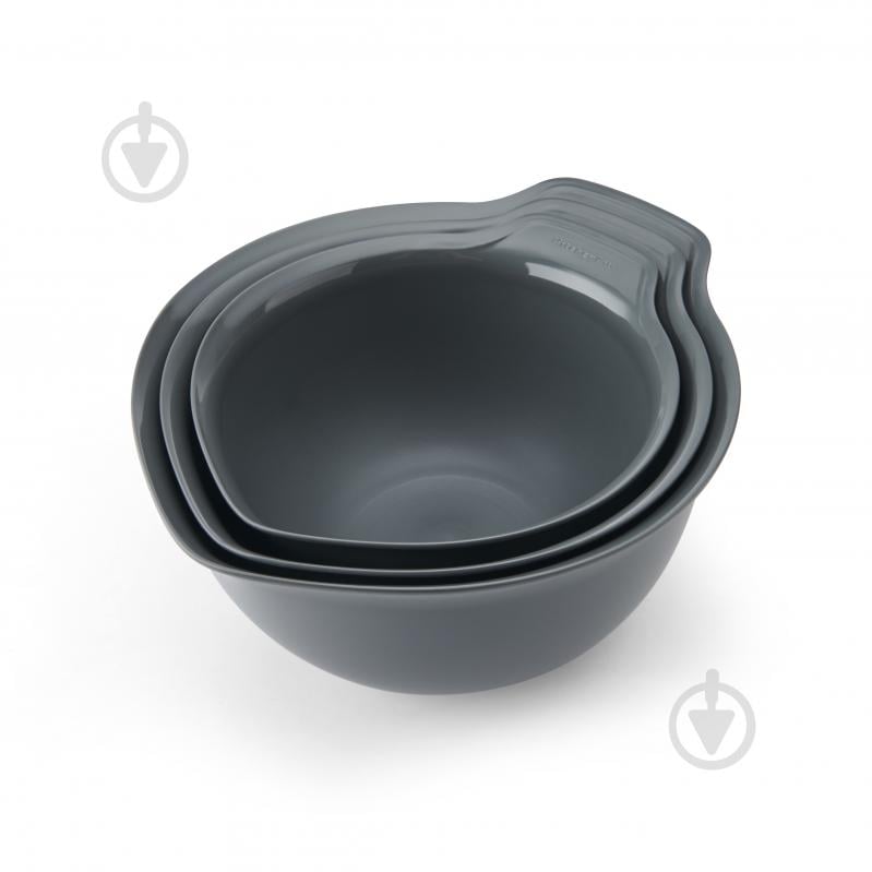 Набор мисок KitchenAid Coreline, 3шт, 2,4/3,3/4,3л, серый (KQG175OSCGG) - фото 1 Набор мисок KitchenAid Coreline, 3шт, 2,4/3,3/4,3л, серый (KQG175OSCGG) - фото 1