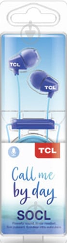 Гарнитура TCL SOCL100 ocean blue (SOCL100BL-EU) - фото 6