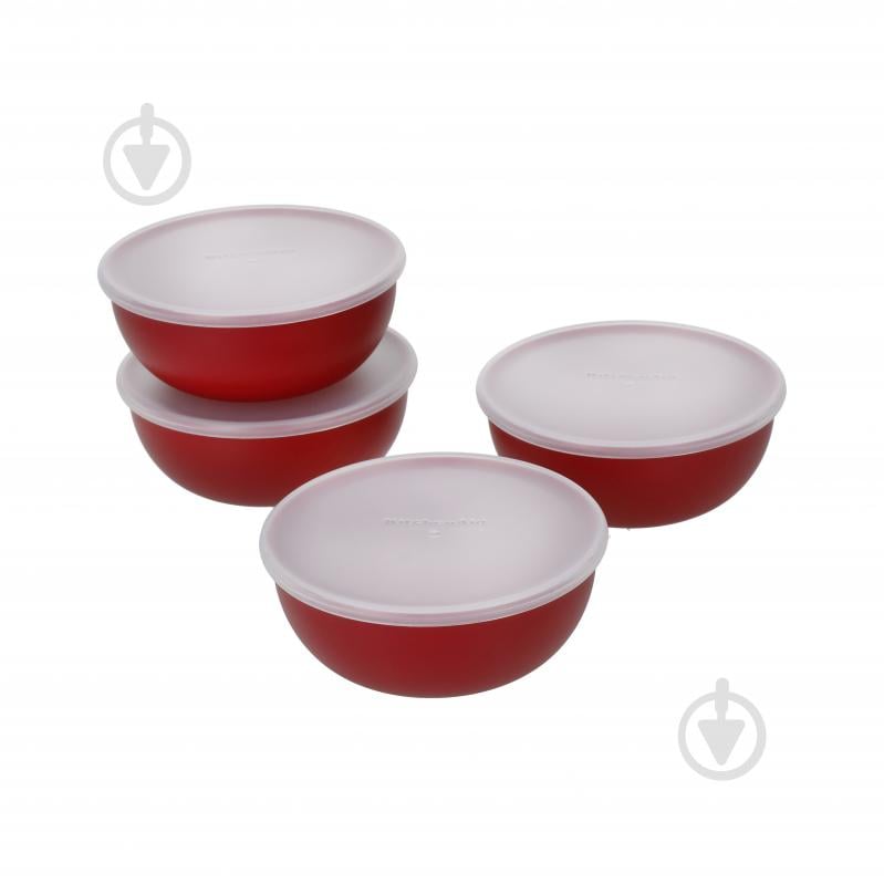 Набор мисок с крышками KitchenAid - фото 1 Набор мисок с крышками KitchenAid - фото 1