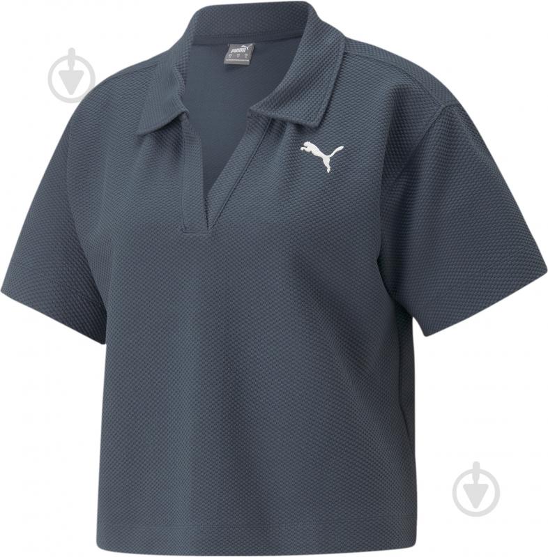 Поло Puma HER POLO TEE 67310816 р.M синий - фото 1