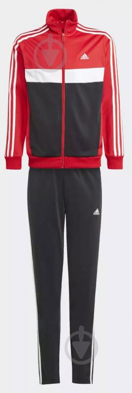 Спортивний костюм Adidas IJ7083 р.164 червоний із чорним - фото 1