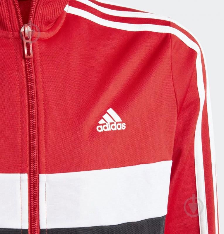 Спортивний костюм Adidas IJ7083 р.164 червоний із чорним - фото 4