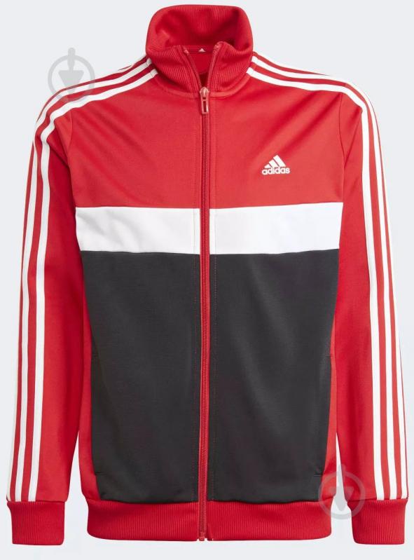 Спортивний костюм Adidas IJ7083 р.164 червоний із чорним - фото 2