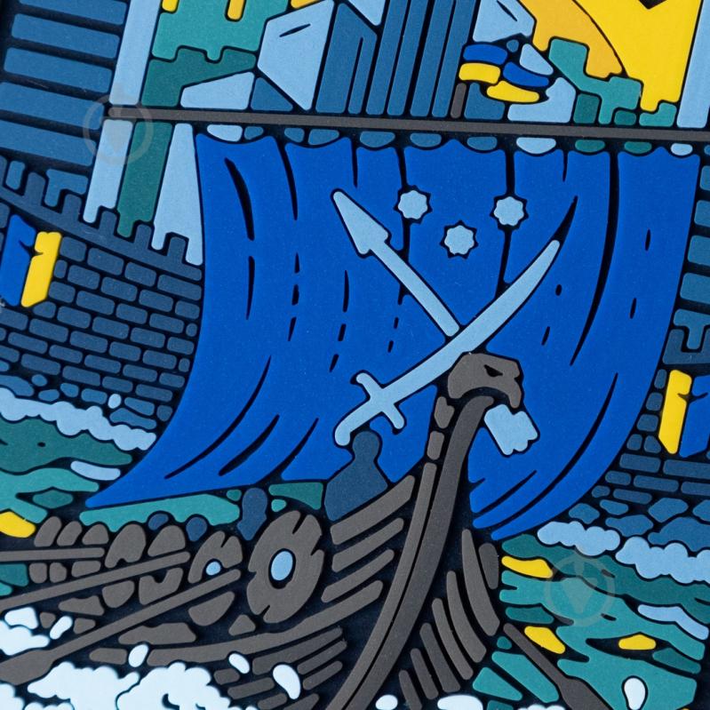 Патчи Brand Element ПВХ (шеврон) "Днепр", 7,5*6см - фото 3