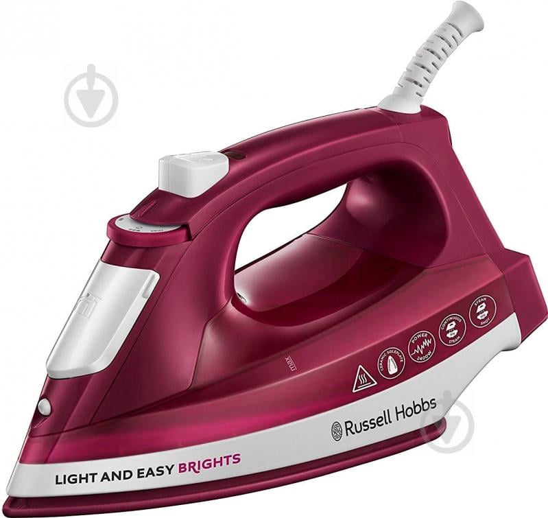 Утюг Russell Hobbs 24820-56 Light & Easy Brights Mulberry - фото 1