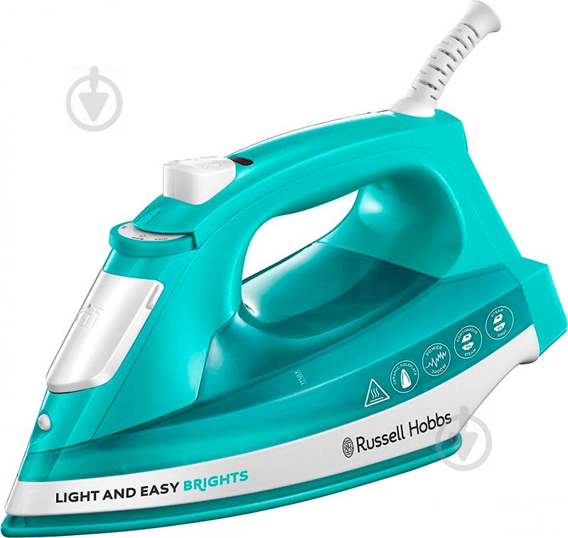 Утюг Russell Hobbs 24840-56 Light and Easy Brights Aqua - фото 1