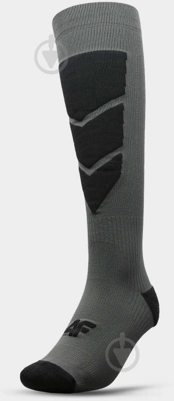 Шкарпетки 4F SOCKS FNK M030 4FAW22UFSOM030-23S р.43-46 сірий - фото 1