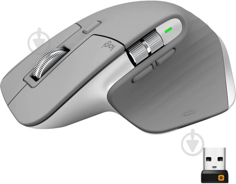 Мышь Logitech MX Master 3 Advanced Wireless Mouse grey (910-005695) - фото 1