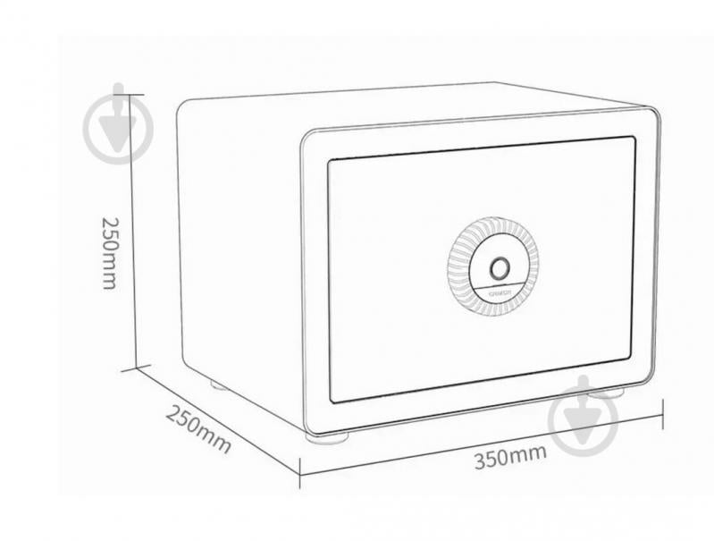 Сейф Xiaomi CRMCR 25Z BGX-X1-25Z - фото 5 Сейф Xiaomi CRMCR 25Z BGX-X1-25Z - фото 5