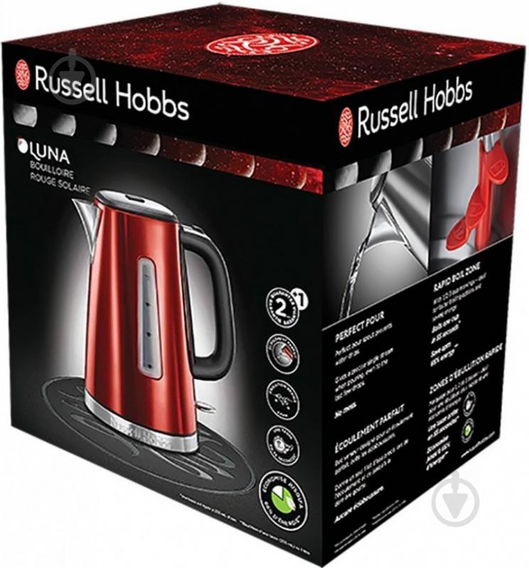 Електрочайник Russell Hobbs 23210-70 Luna Solar Red - фото 5