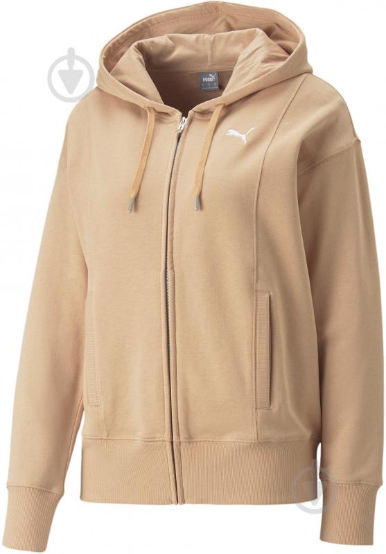 Джемпер Puma HER FULL-ZIP HOODIE TR 67311189 р.XS коричневый - фото 1