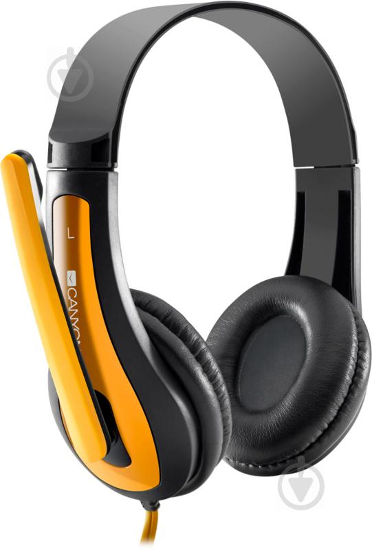 Навушники Canyon PC headset yellow (CNS-CHSC1BY) - фото 5