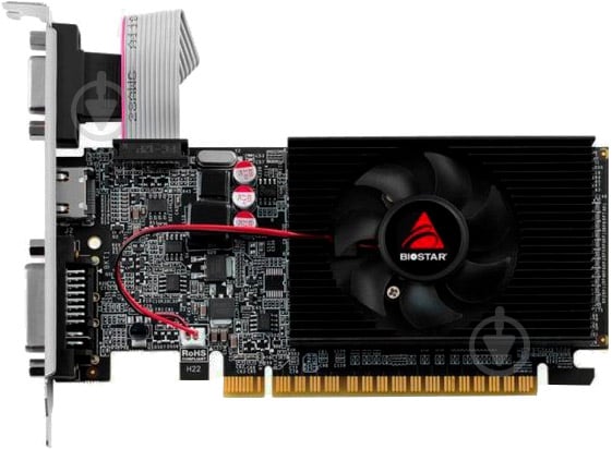 Відеокарта Biostar GeForce GT610 2GB GDDR3 64bit (VN6103THX6) - фото 1