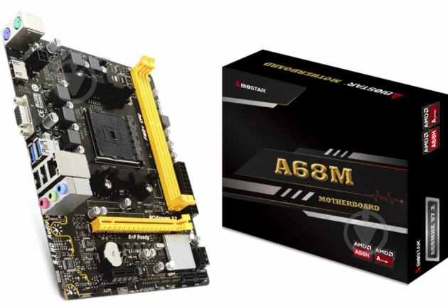 Материнская плата Biostar A68MHE (Socket FM2+, micro ATX) - фото 4 Материнская плата Biostar A68MHE (Socket FM2+, micro ATX) - фото 4