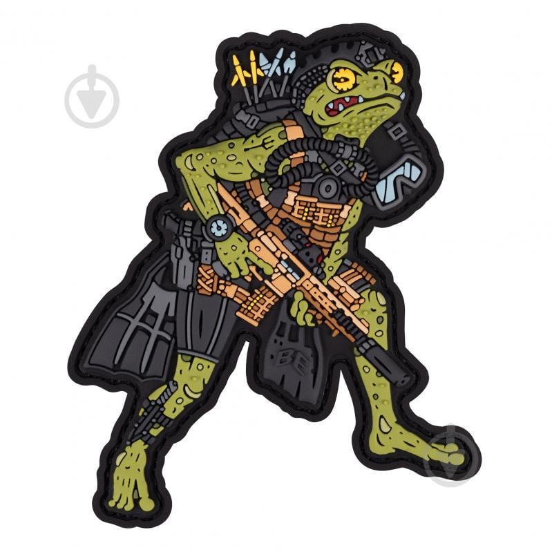 Патчи Brand Element ПВХ (шеврон) "Амфибия", 7,5*6,5см - фото 1 Патчи Brand Element ПВХ (шеврон) "Амфибия", 7,5*6,5см - фото 1