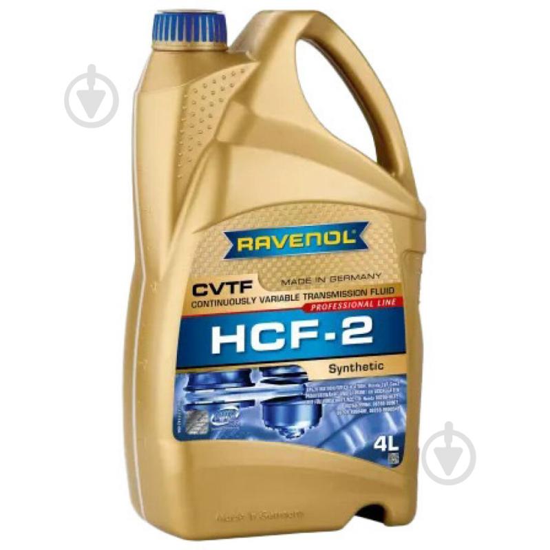 Мастило трансмісійне RAVENOL ATF CVTF HCF-2 Fluid 4 л (1211142004) - фото 1